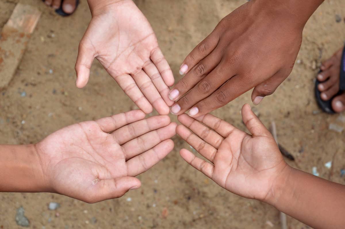 Hands Joining Together